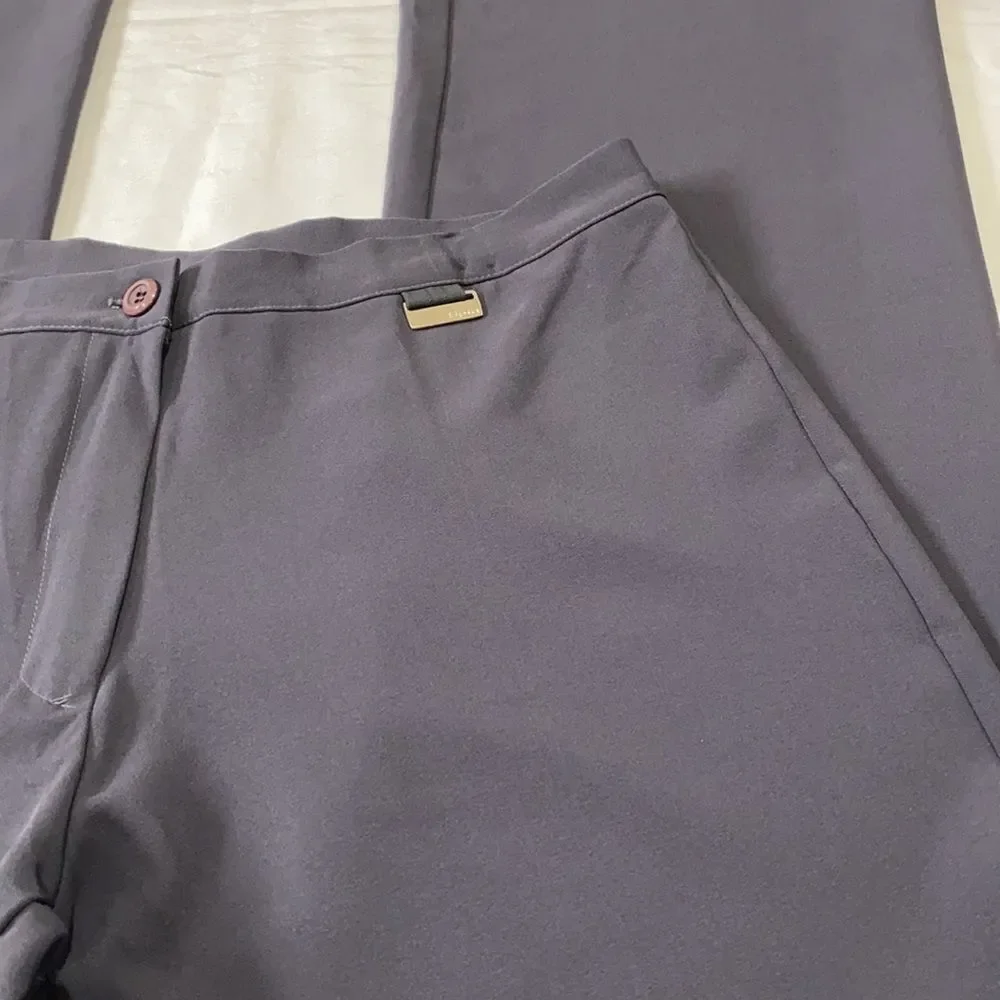 NWOT Spin USA Gray Stretch Trousers Pants Size XL